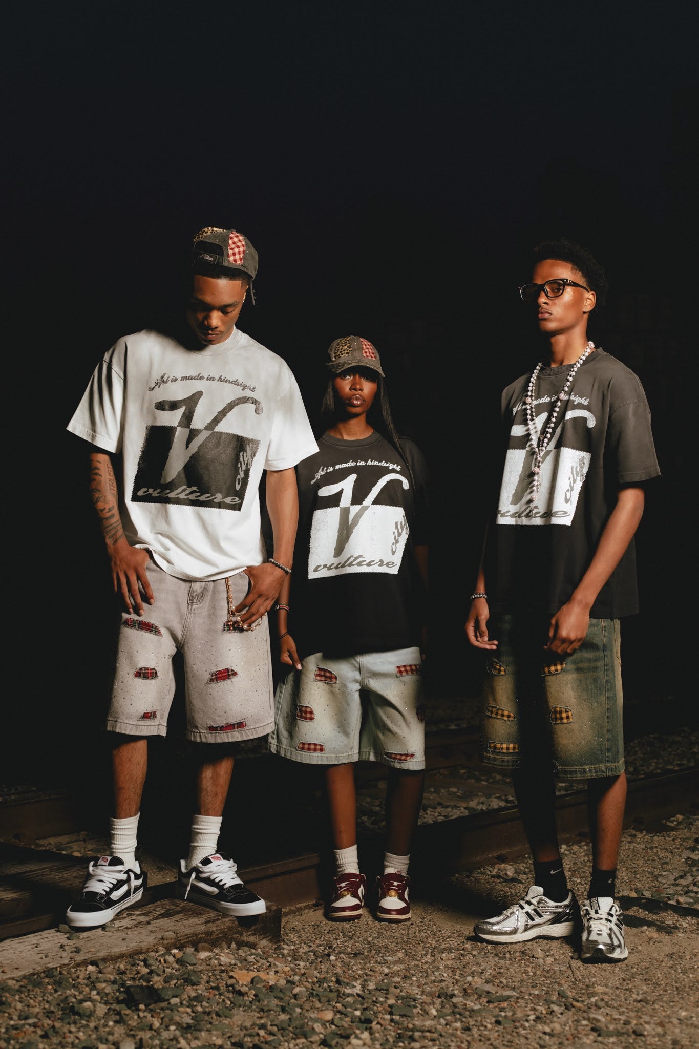 CITYOFVULTURES COLLECTION Acid Wash T-Shirt
